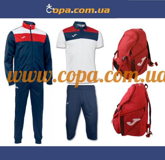 Купить Комплект Crew (5 позиций) в т.сине-красном цвете  - оригинал, гарантия
