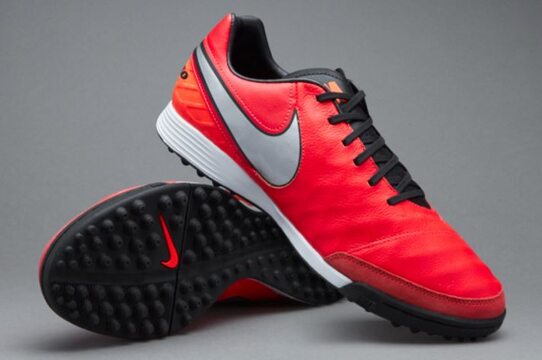 Купить Кожаные сороконожки Nike Tiempo Genio II TF 819216-608 - оригинал, гарантия