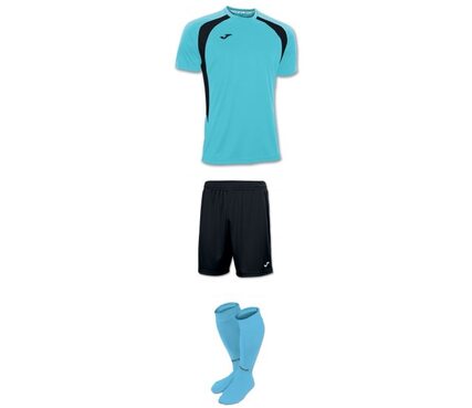 Комплект детской футбольной формы Joma Champion lll (бирюзовый)