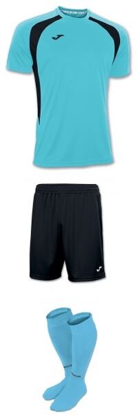 Купить Комплект детской футбольной формы Joma Champion lll (бирюзовый) - оригинал, гарантия