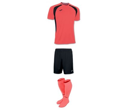 Комплект детской футбольной формы Joma Champion lll (коралловый)