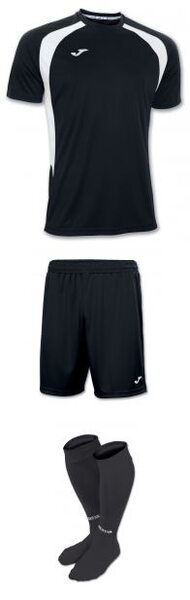 Купить Комплект детской футбольной формы Joma Champion lll (черный) - оригинал, гарантия