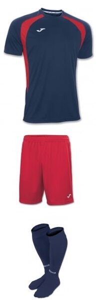 Купить Комплект детской футбольной формы Joma Champion lll (темно-синий с красным) - оригинал, гаран
