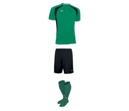 Комплект детской футбольной формы Joma Champion lll (темно-зеленый)