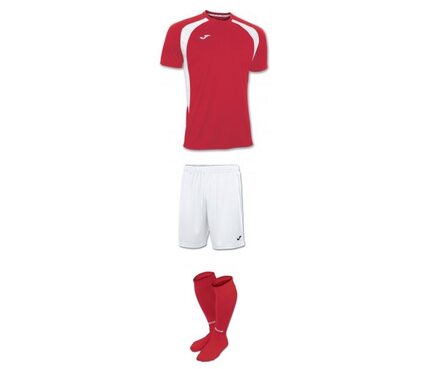 Комплект детской футбольной формы Joma Champion lll (красно-белый)