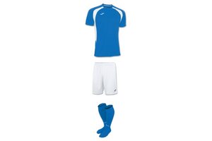 Комплект детской футбольной формы Joma Champion lll (сине-белый)