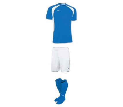 Комплект детской футбольной формы Joma Champion lll (сине-белый)