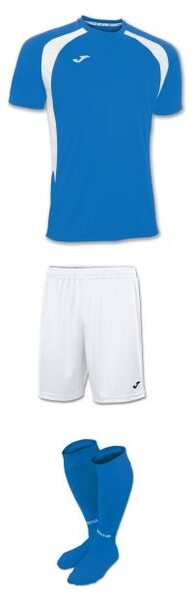 Купить Комплект детской футбольной формы Joma Champion lll (сине-белый) - оригинал, гарантия