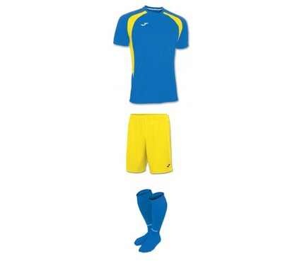 Комплект детской футбольной формы Joma Champion lll (сине-желтый)