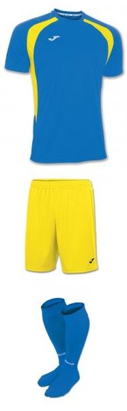 Купить Комплект детской футбольной формы Joma Champion lll (сине-желтый) - оригинал, гарантия