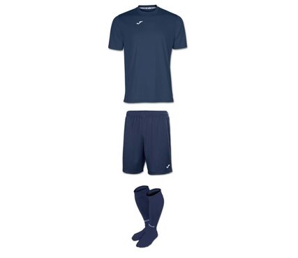 Комплект дитячої футбольної форми Joma Combi (темно-синій)