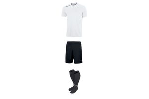 Комплект детской футбольной формы Joma Victory (бело-черный)