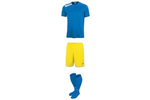 Комплект детской футбольной формы Joma Victory (сине-желтый)