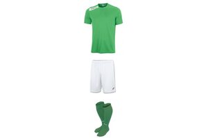 Комплект детской футбольной формы Joma Victory (зелено-белый)