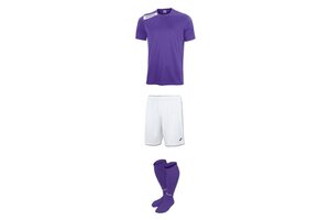 Комплект детской футбольной формы Joma Victory (фиолетово-белый)