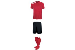 Комплект детской футбольной формы Joma Victory (красно-белый)