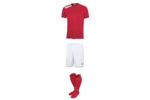 Комплект детской футбольной формы Joma Victory (красно-белый)