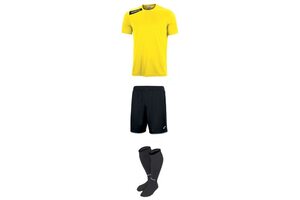 Комплект детской футбольной формы Joma Victory (желто-черный)