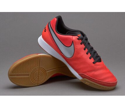 Кожаные футзалки NIKE TIEMPO GENIO II LEATHER IC 819215-608