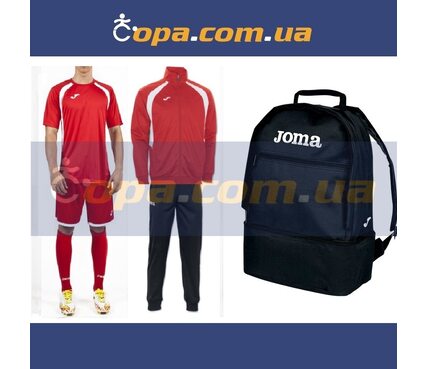 Набор тренировочный Joma Champion III (6 предметов) (красный) Набор тренировочный Joma Champion III (6 предметов) (красный)