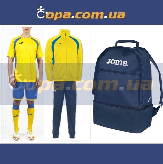 Купить Набор тренировочный Joma Champion III (6 предметов) (желтый) - оригинал, гарантия