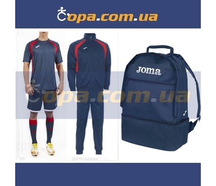 Набор тренировочный Joma Champion III (6 предметов) (темно-синий) Набор тренировочный Joma Champion III (6 предметов) (темно-синий)
