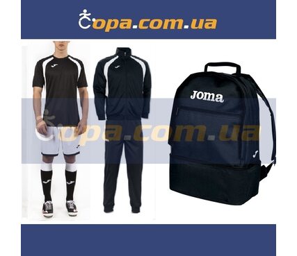 Набор тренировочный Joma Champion III (6 предметов) (черный) Набор тренировочный Joma Champion III (6 предметов) (черный)