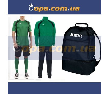Набор тренировочный Joma Champion III (6 предметов) (темно-зеленый) Набор тренировочный Joma Champion III (6 предметов) (темно-зеленый)