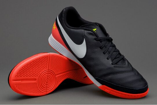 Купить Кожаные футзалки NIKE TIEMPO GENIO II LEATHER IC 819215-018 - оригинал, гарантия