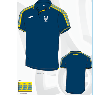 Поло (Полиэстер) UKRAINE - FFU303011.17 Поло (Полиэстер) UKRAINE - FFU303011.17