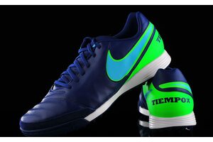 Кожаные сороконожки Nike Tiempo Genio II TF 819216-443