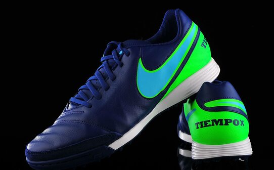 Купить Кожаные сороконожки Nike Tiempo Genio II TF 819216-443 - оригинал, гарантия