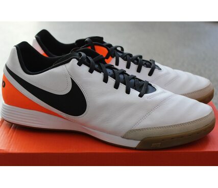 Придбати Шкіряні Футзалки (бампи) NIKE TIEMPO GENIO II LEATHER IC 819215-108 - оригінал, гарантія