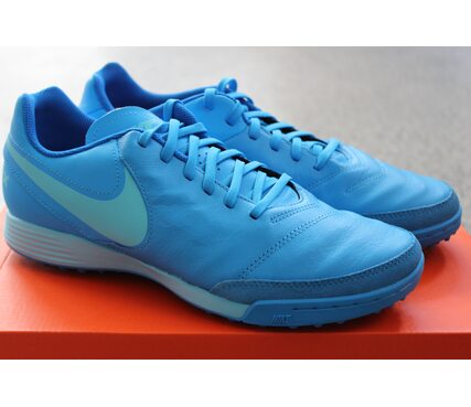 Кожаные сороконожки Nike Tiempo Genio II TF 819216-444