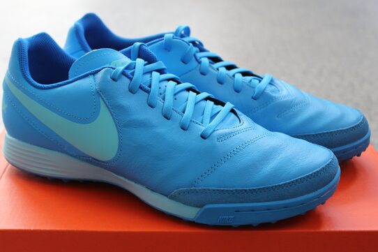 Купить Кожаные сороконожки Nike Tiempo Genio II TF 819216-444 - оригинал, гарантия