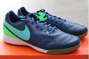 Кожаные футзалки NIKE TIEMPO GENIO II LEATHER IC 819215-443