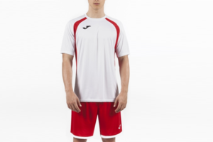 Футбольная форма Joma Champion lll (футболка+шорты) бело-красная Футбольная форма Joma Champion lll (футболка+шорты) бело-красная