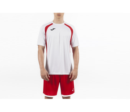 Футбольная форма Joma Champion lll (футболка+шорты) бело-красная Футбольная форма Joma Champion lll (футболка+шорты) бело-красная