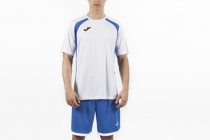 Футбольная форма Joma Champion lll (футболка+шорты) бело-синяя Футбольная форма Joma Champion lll (футболка+шорты) бело-синяя