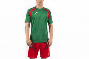 Футбольная форма Joma Champion lll (футболка+шорты) зелено-красная