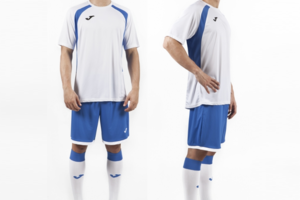 Комплект формы Joma Champion III (бело-синий) Комплект формы Joma Champion III (бело-синий)