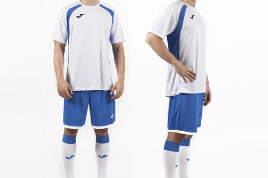 Купить Комплект формы Joma Champion III (бело-синий) - оригинал, гарантия Купить Комплект формы Joma Champion III (бело-синий) - оригинал, гарантия