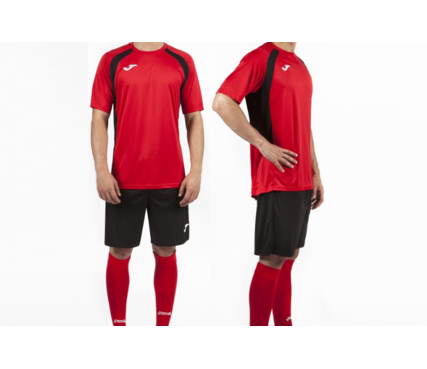 Комплект формы Joma Champion III (красно-черная) Комплект формы Joma Champion III (красно-черная)