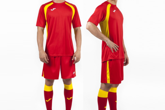 Купить Комплект формы Joma Champion III (красно-желтый) - оригинал, гарантия Купить Комплект формы Joma Champion III (красно-желтый) - оригинал, гарантия