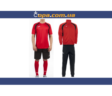 Набор тренировочный Joma Champion III (5 предметов) (красно-черный) Набор тренировочный Joma Champion III (5 предметов) (красно-черный)