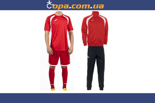 Купить Набор тренировочный Joma Champion III (5 предметов) (красный) - оригинал, гарантия
