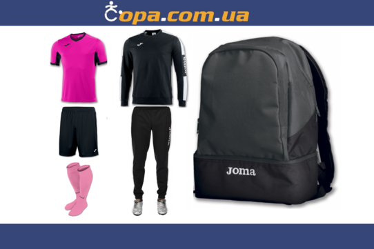 Купить Набор тренировочный Joma Champion IV (6 предметов) (розовый) - оригинал, гарантия
