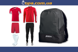 Набор тренировочный Joma Champion IV (6 предметов) (красный)