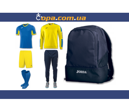 Набор тренировочный Joma Champion IV (6 предметов) (сине-желтый) Набор тренировочный Joma Champion IV (6 предметов) (сине-желтый)