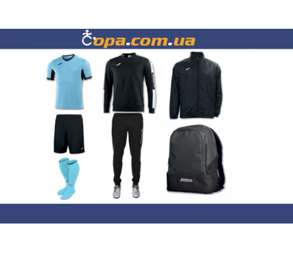 Набор тренировочный Joma Champion IV (7 предметов) (небесный) Набор тренировочный Joma Champion IV (7 предметов) (небесный)